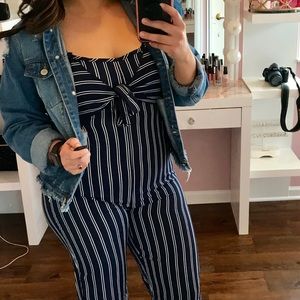 Summer blue jumpsuit